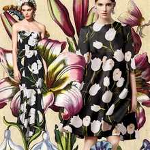 Шелковая Двойная Ткань летняя на заказ струйная дупион атласная шёлковая ткань старшее платье шелковая ткань шелковая креповая ткань