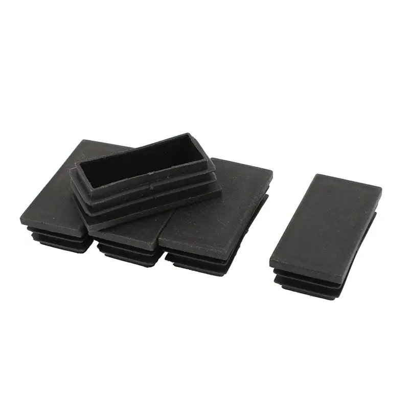 5 قطع مستطيل سدادات أنبوب أعمى نهاية لوحات 60 مللي متر x 30 مللي متر الأسود 5 قطع مستطيل سدادات أنبوب أعمى نهاية لوحات 60 مللي متر x 30 مللي متر الأسود