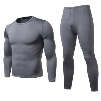 

Winter Long Johns Thermal Underwear Sets Men Brand Quick Dry Anti-microbial Stretch Men's Thermo Underwear Male Warm