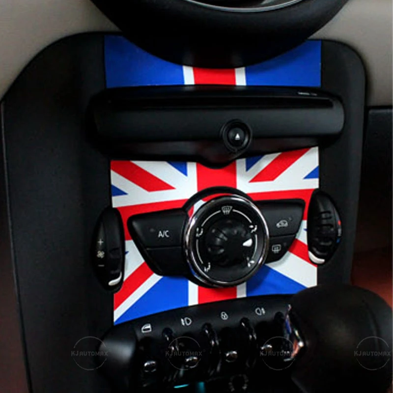 KJAUTOMAX Центр Наклейка на консоль для Mini Cooper R55 R56 R57 R58 R59 R60 F54 F55 F56 автомобиля