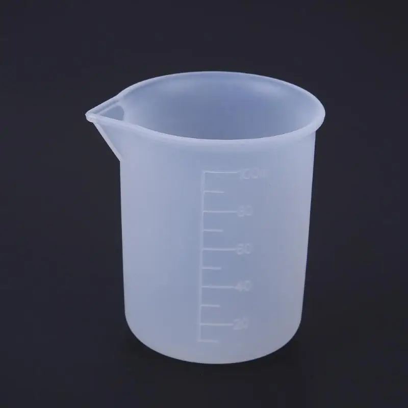 Силиконовые мерные чашки кухонные весы кристалл клей прозрачный стакан выпечка торта DIY инструмент плесени со шкалой измерительные инструменты