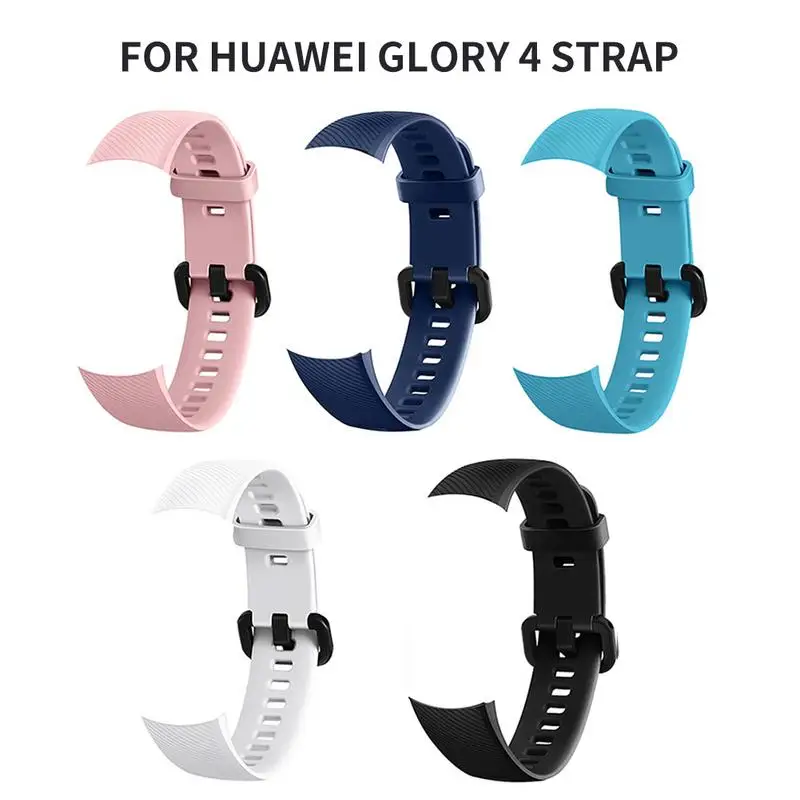 

Soft Silicone Replacement watch band Sport Band For Huawei Glory 4 Wrist Bracelet Strap Sports Edition Wristband Bracelet Strap