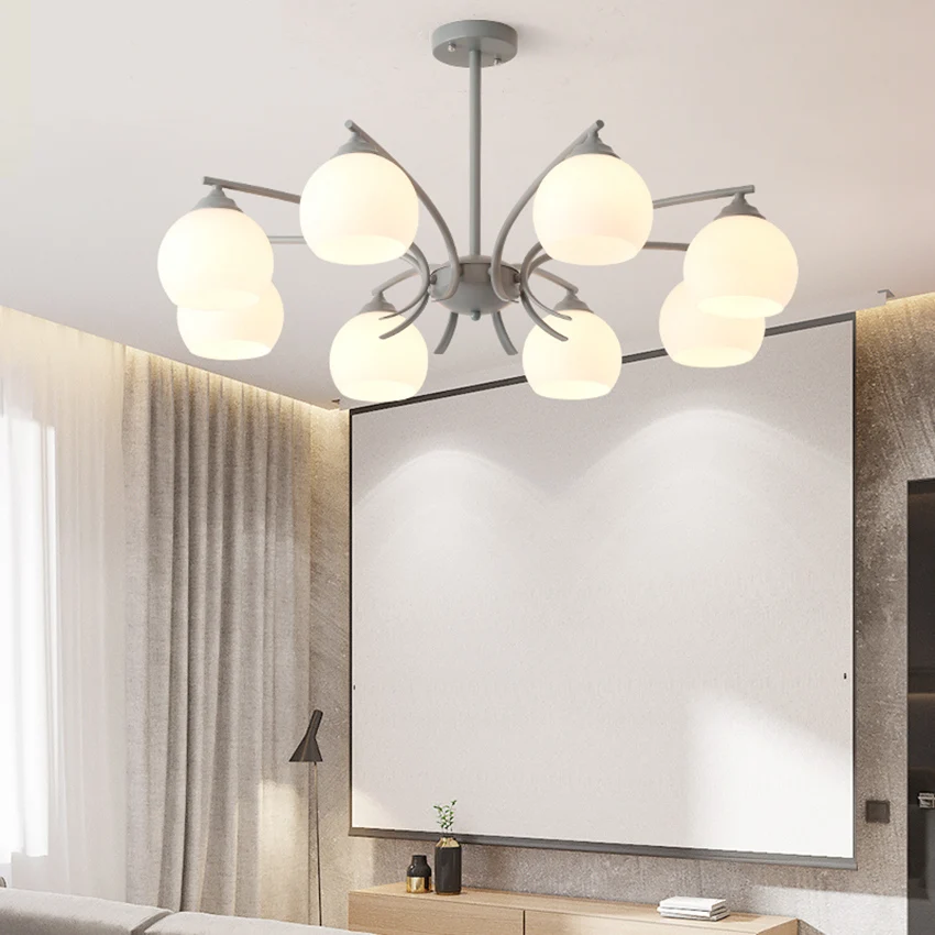 Modern LED Pendant Lights Simple Living Room Dining Bedroom Lighting Luminaria Hanging Lamp Kitchen Fixtures | Освещение
