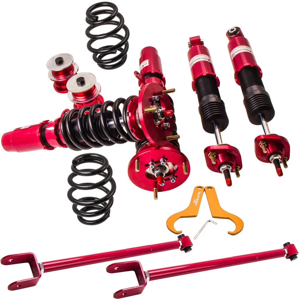 

For BMW E46 Coilover Suspension Shock Absorber Struts 98-06 Adjustable Damper Coilovers with control arm 323i 325xi 328ci 330i