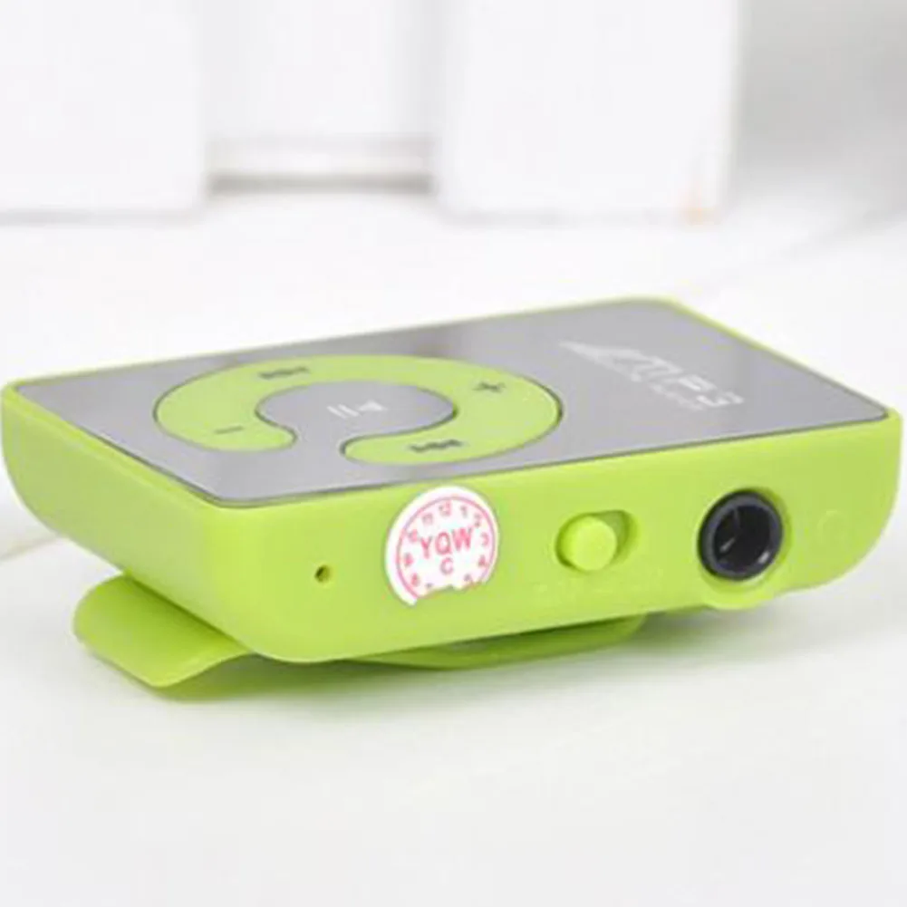 1Pc New Waterproof Portable TF Card Digital MP3 Player Music Clip Mirror Mini Sports C Button#20