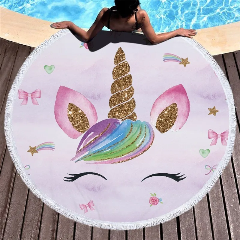 Preise XC USHIO Runde Strand Handtuch Mit Quaste Traum Catcher Mikrofaser 150cm Für Schwimmen Bad Picknick Wandteppich Decke 2019 stil