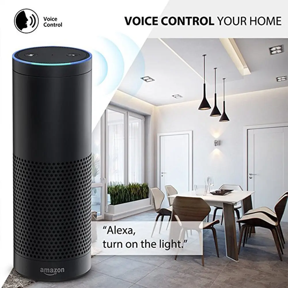 Умный wifi настенный выключатель света работает с Alexa Google Home IFTTT безопасность жизни