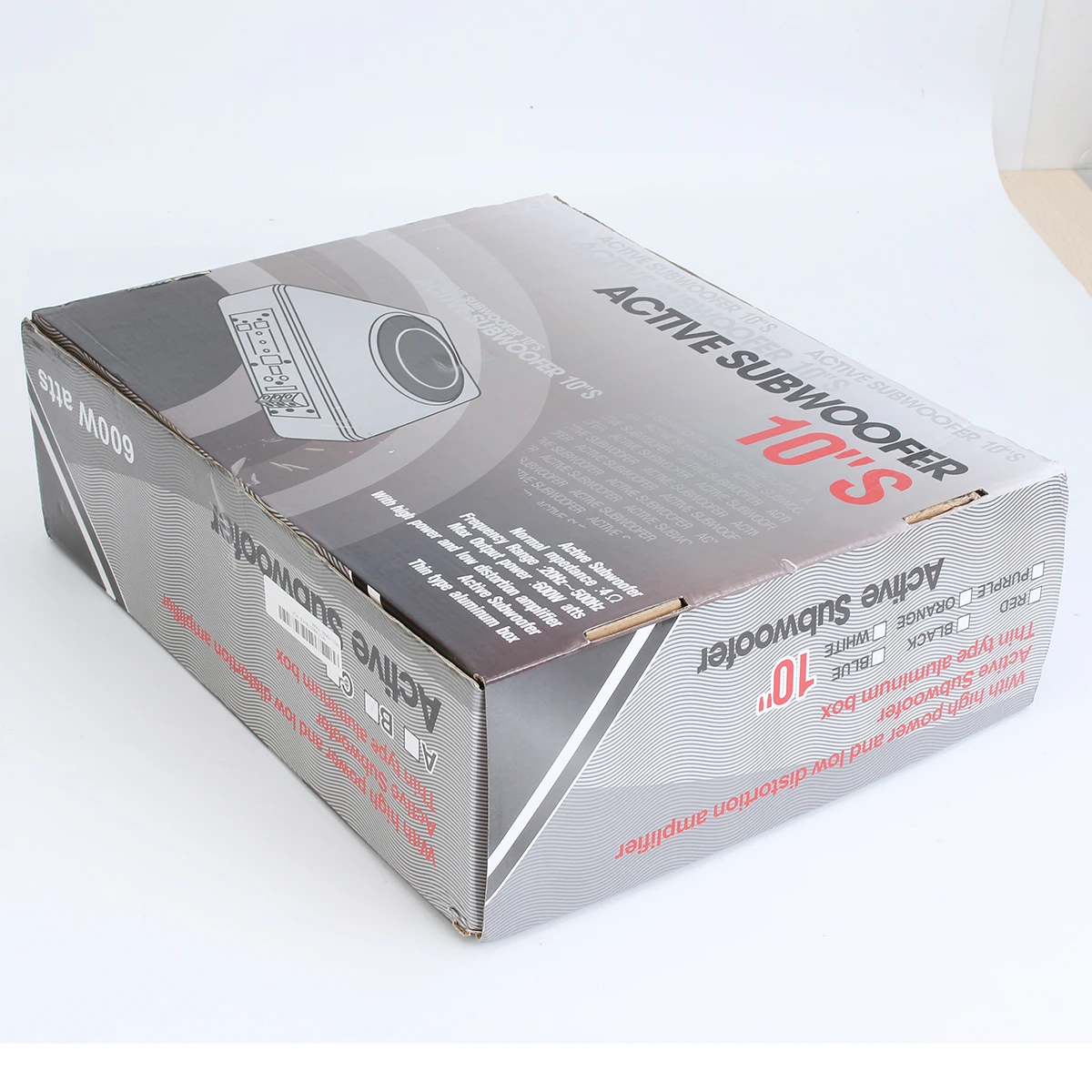 AMPLIFICADOR DE Subwoofer de camión con altavoz de coche de 10 pulgadas de 600 W AMPLIFICADOR DE Subwoofer de camión con altavoz de coche de 10 pulgadas de 600 W