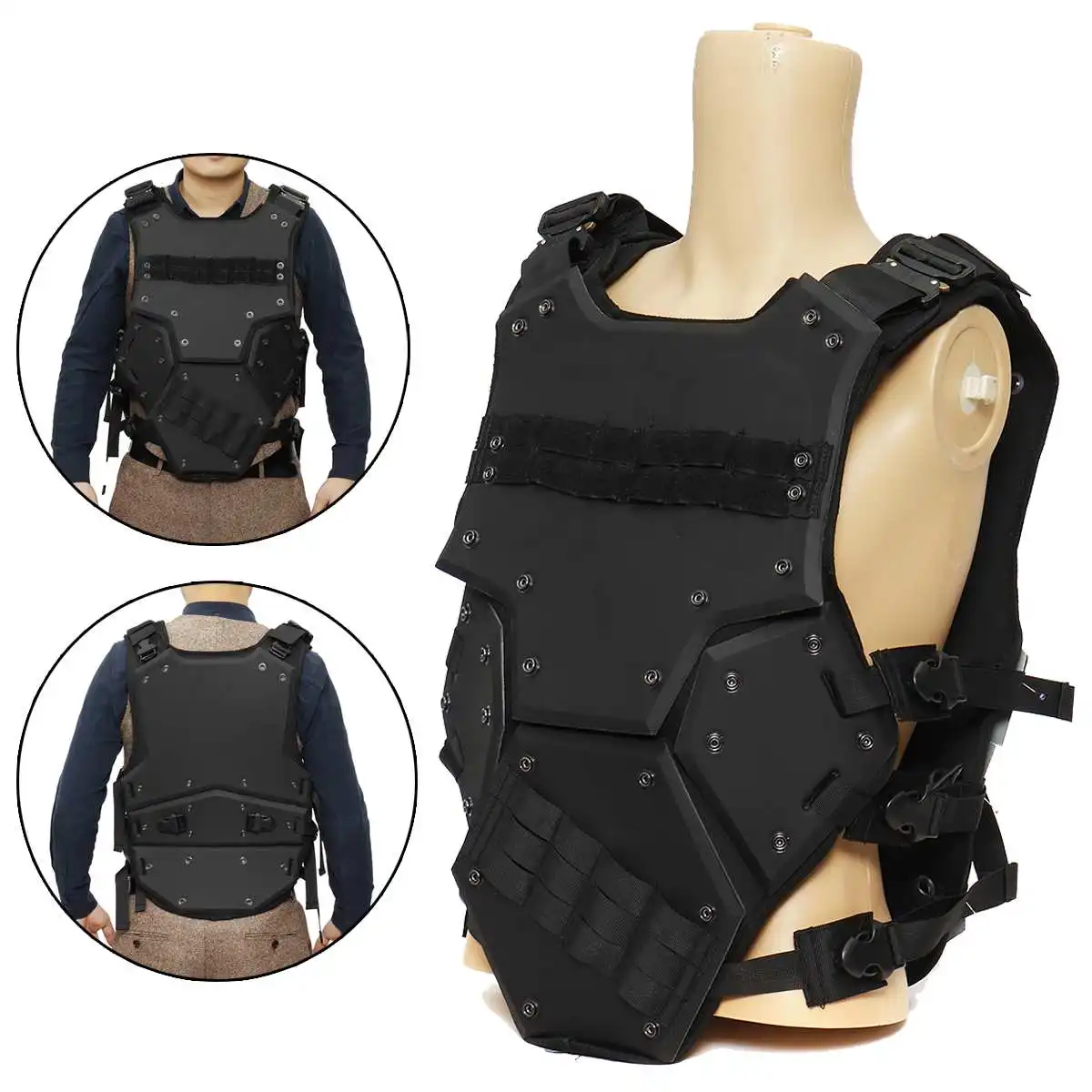 

Adjustable EVA Military Tactical Vest Molle Plate Combat Gilet Military Field Battle Waistcoat Outdoor Clothing Hunting Vest