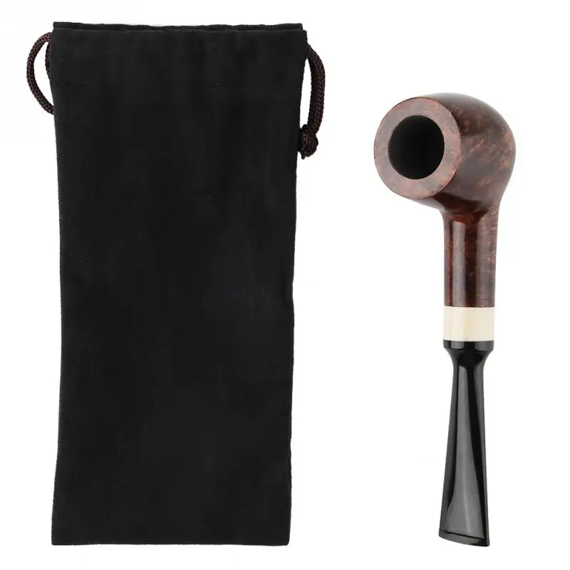 

9 mm Carbon Core Filter Briar Wood Pipe Handle Pipe with Top Grade