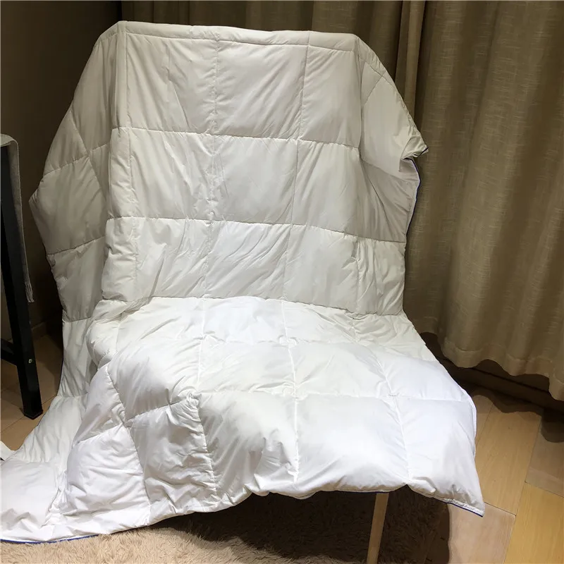 Luxury 3200g Winter White Duck Down Quilt Queen Size Defence Feather