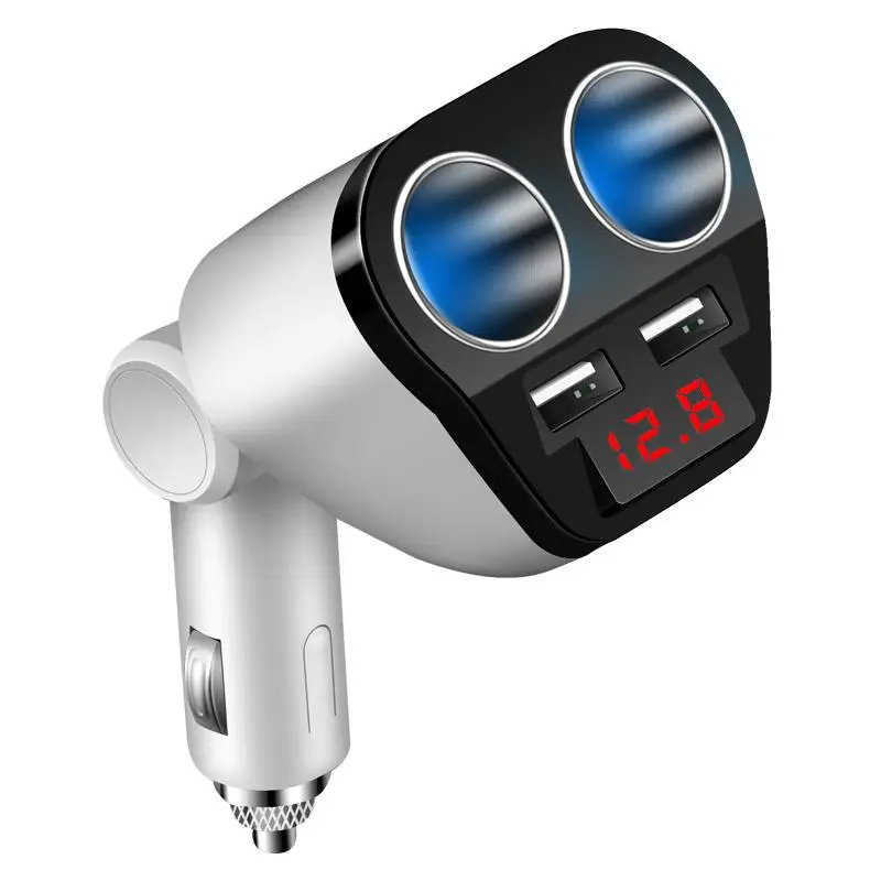 3.4A السيارات أجزاء شاحن سيارة سيارة ولاعة السجائر اثنين سحب مزدوجة USB متعددة الوظائف الهاتف المحمول نقطة واحدة اثنين مقبس 3.4A السيارات أجزاء شاحن سيارة سيارة ولاعة السجائر اثنين سحب مزدوجة USB متعددة الوظائف الهاتف المحمول نقطة واحدة اثنين مقبس