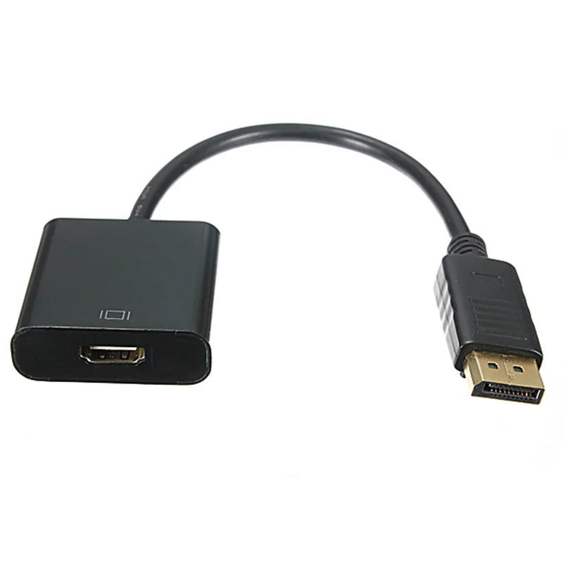

Newest HD DP Displayport Male A HDMI Female Cable Converter Adapter for Laptop HP Del