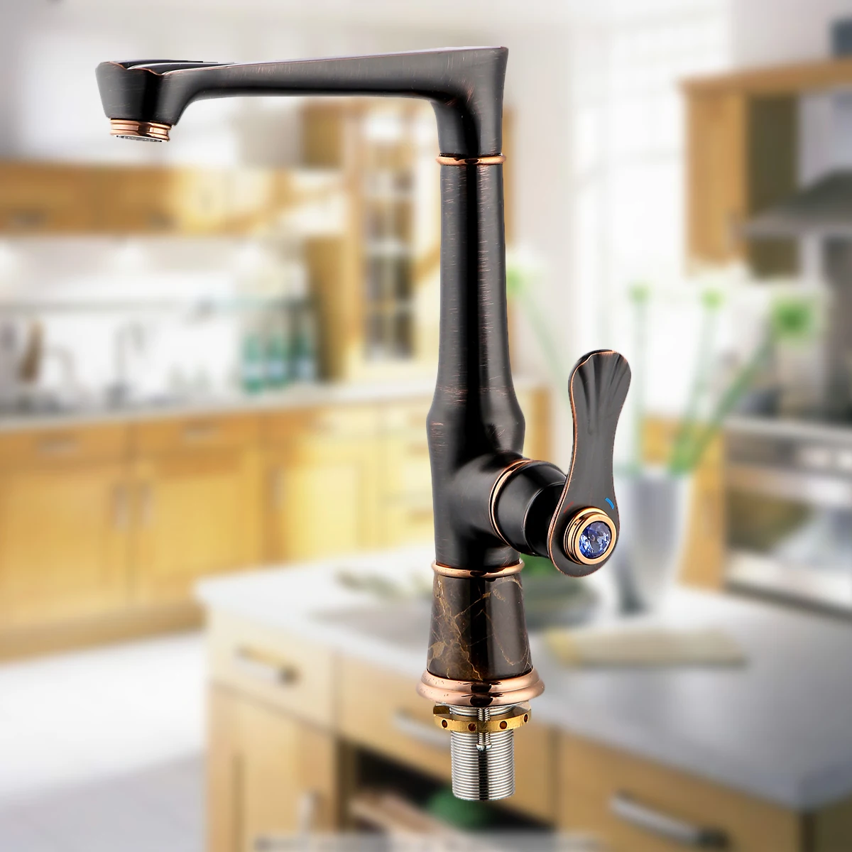 

1PC Single Hole Faucet Basin Hot and Cold Water Sink Water Faucet Water Tap Mixer Tap without Pipe for Bathroom Washroom Hotel