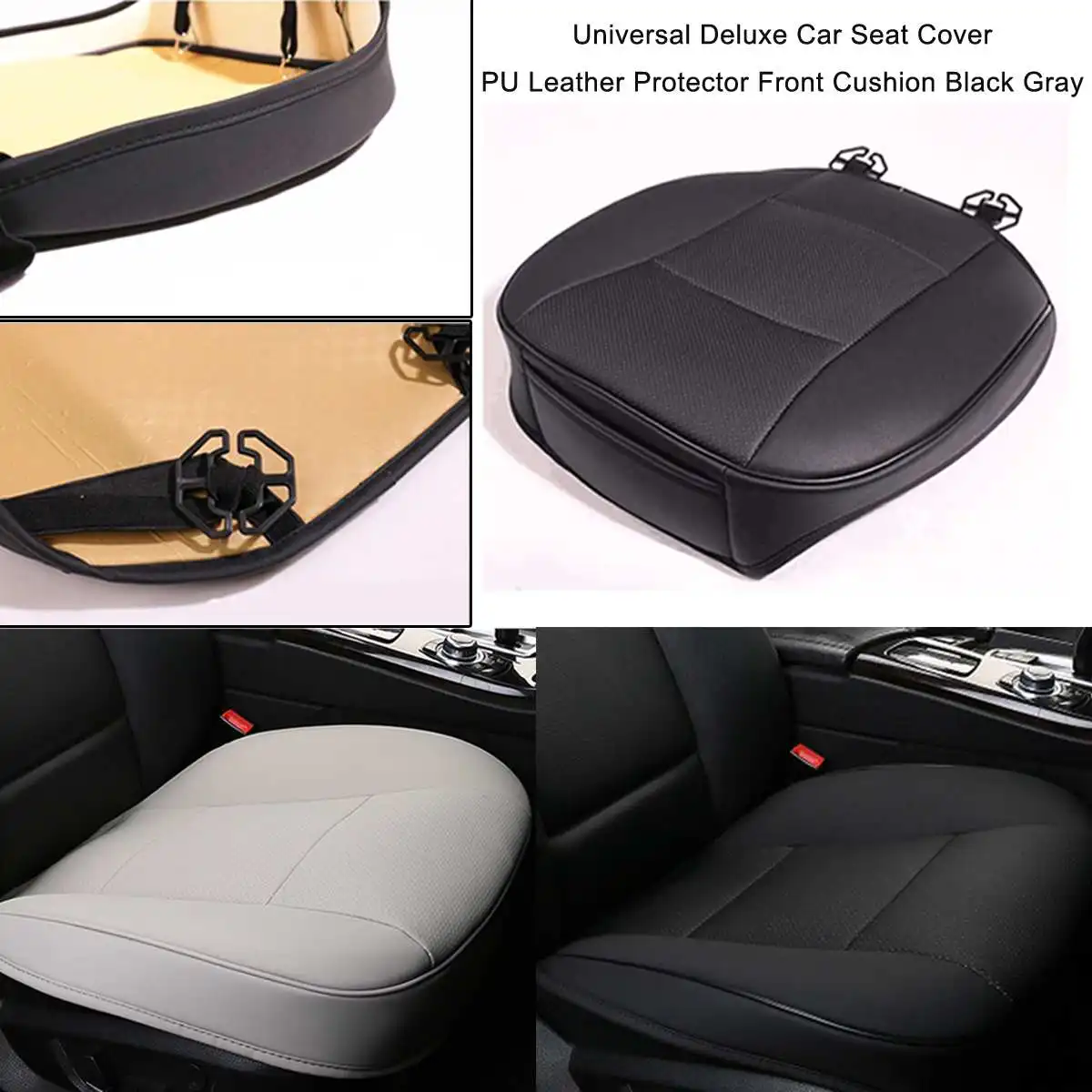 

Universal Car Front Seat Soft Cover Pad PU Leather Mat Chair Cushion for Toyota/BMW/Nissan/Honda/VW