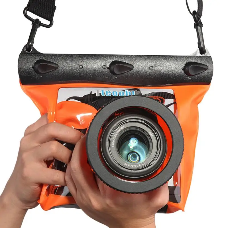 كاميرا حالة GQ-518L الغوص للماء حقيبة ل HD PVC SLR كاميرا تحت الماء الجاف الإسكان حالة الحقيبة لنيكون كانون سوني الغوص كاميرا حالة GQ-518L الغوص للماء حقيبة ل HD PVC SLR كاميرا تحت الماء الجاف الإسكان حالة الحقيبة لنيكون كانون سوني الغوص