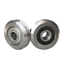 RM4ZZ RM4-2RS RM4 W4ZZ W4 V Groove Track Roller Bearing Guide Wheel Track Roller Bearing 15x59.94x19.05mm 50mm double roller layers plastic omini track bearing conveyor transfer line robot omni directional skate wheel