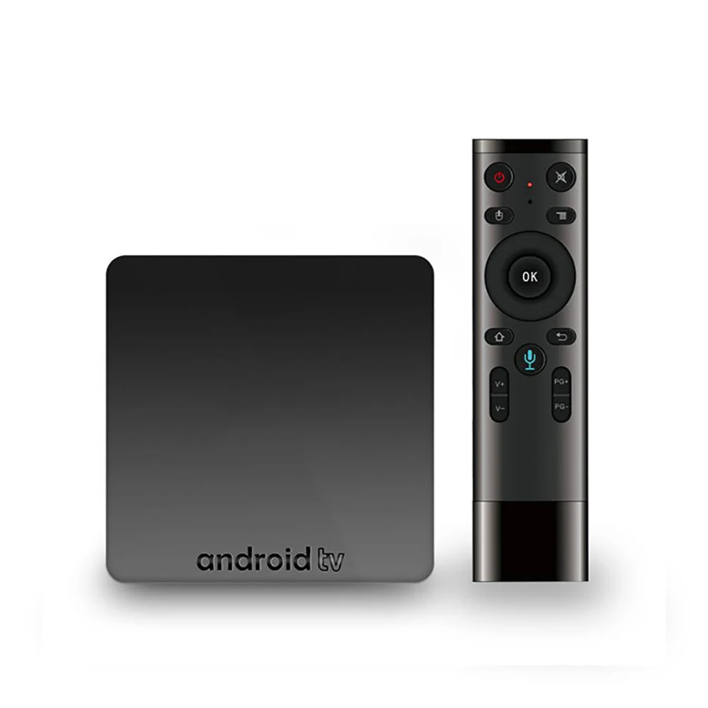 AX7 Android Smart TV BOX 2 Гб 16 Amlogic S905W Quad AndroidTV 7 1 4K 4G WIFI HD медиаплеер Поддержка голосового