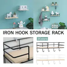 Diy Wall Hooks Shelf And Get Free Shipping On Aliexpress Nordic Style Wooden Iron Wall Shelf Mounted Storage Rack Organization For Bedroom Kitchen Home Decor