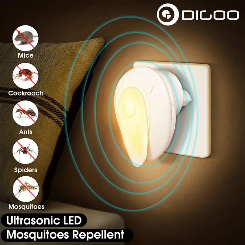 Digoo DG MR10 Электронный ультразвуковой убийца Мышей Ловушка для тараканов мышей