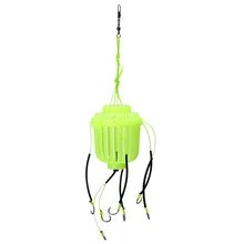 Это 7 шт./лот рыболовные Крючки Взрыв рыболовные Крючки Карп рыболовные крючки с световой Рыбалка Bait корзина клетка с Вес