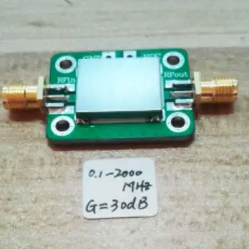 

LNA 0.1--2000MHz Gain:30dB Broadband RF amplifier FM HF VHF / UHF Ham Radio