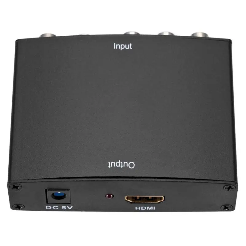 ALLOYSEED YPBPR to HDMI 1080P HDMI to RGB YPbPr Component Video Converter With R/L Audio Adapter Converter For TV PC DVD Monitor
