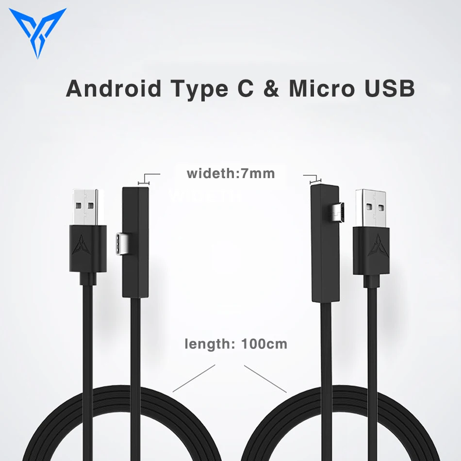 

1m Flydigi Wee Gamepad Controller Charger Cable 90 Degree USB Charging Cable Type C to USD Lightnings to USB Fast Charging Cable