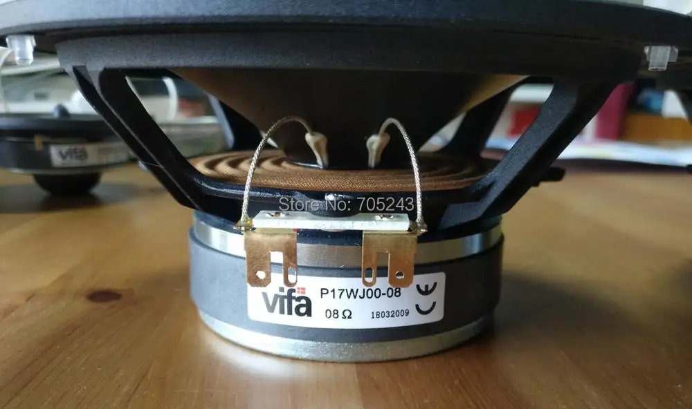 Пара Vifa P17 wj 00 08 8ohm 6 5/7 дюймов hifi hiend pp конусный низкочастотный динамик|Полочные АС|