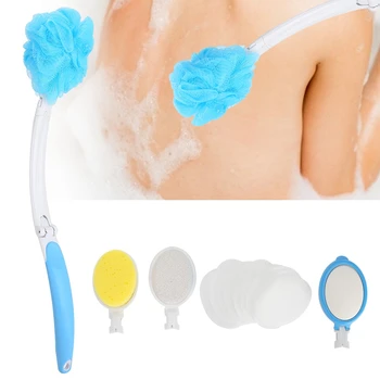 

Multifunctional Folding Long Handle Body Shower Brush Bath Back Cleaning Scrubber