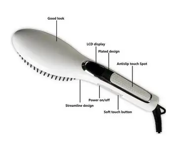 

LCD Ceramic Hair Straightener Electric thermoregulator the hair iron ripple Fast Hair Straightener Smoothing brush