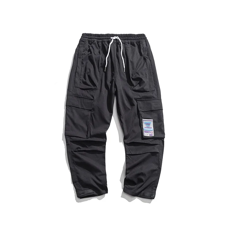 Nueva Coreana Un Hombres Black red Par 2019 dark Es Herramientas Verano Versión Chándal Casual Larga Grande Los Y Tendencia De Primavera Grey Bolsillo Streetwear Pantalones Xw8qv48t