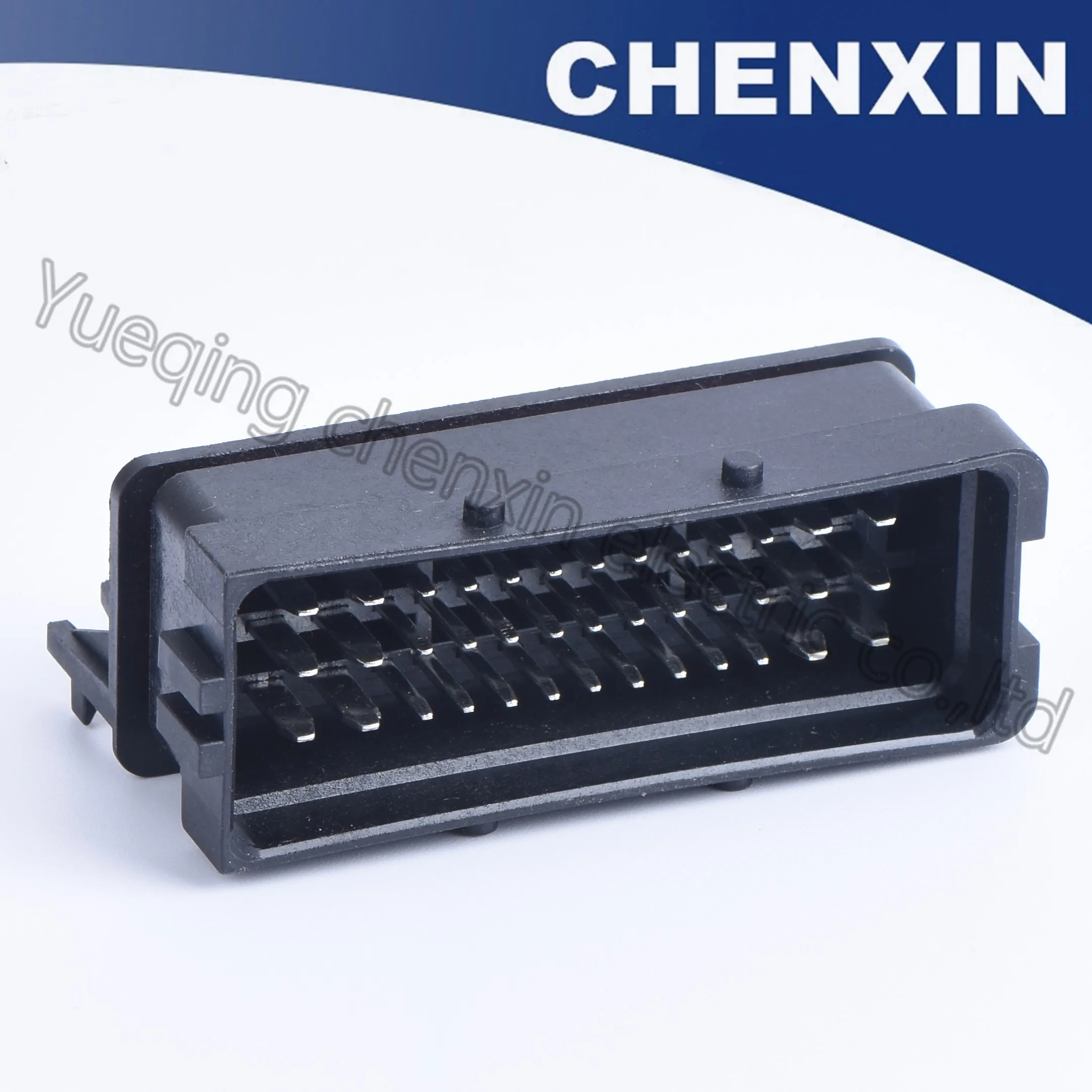 Black ECU 39 pin car waterproof male ECU electronic connector PCB