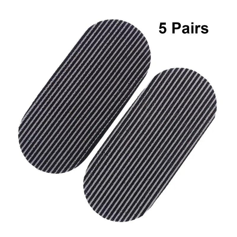 

10Pcs Seamless Magic Barber Hair Holders Hairdressing Supplies Bangs Traceless Fixed Hairpins Hair Stickers (Black)