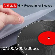 50/100/200/300 шт 1" виниловых пластинок протектор LP запись Пластик сумки анти-статические записи рукава внешняя внутренняя Пластик Прозрачный чехол для телефона