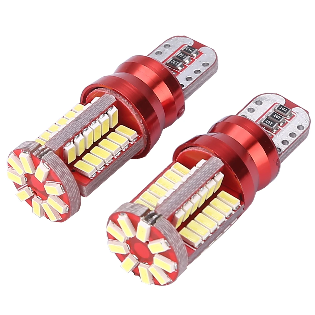 

2pcs/set T10 3014 57 SMD LED 12V Bright Canbus Error Free Car Wedge Width Light Lamp Bulb Universal For Car