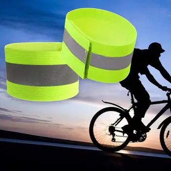 

New Durable Safety Reflective Belt Strap Snap Arm Band Sports Running Armband Gift