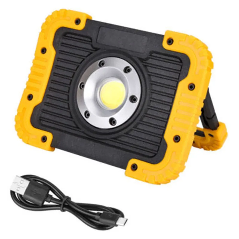 

LED Work Light Waterproof USB Rechargeable Outdoor Flood Light Camping Lamp 3.7V