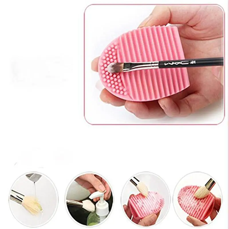 Silicone Makeup Brush Cleaner Cosmetic Brush Cleaning Egg Washing Tool