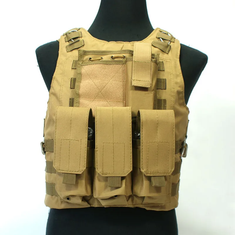 

Outdoor Hunting Ciras Tactical Military Airsoft Vest Plate Carrier Unloading Chest Rig Bag Molle Camping Travel Sport Trecking 4