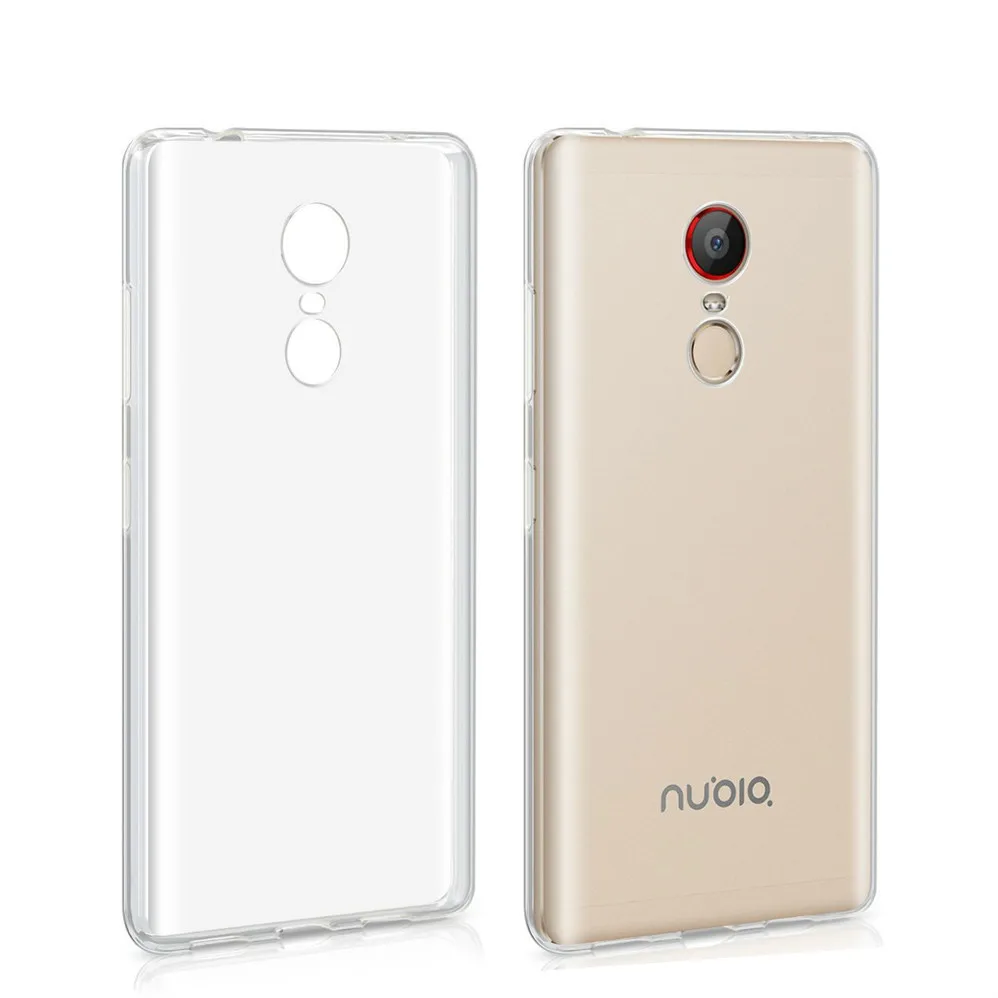 Для ZTE nubia Z11 Max мягкий ТПУ ультратонкий защитный чехол на заднюю панель телефона