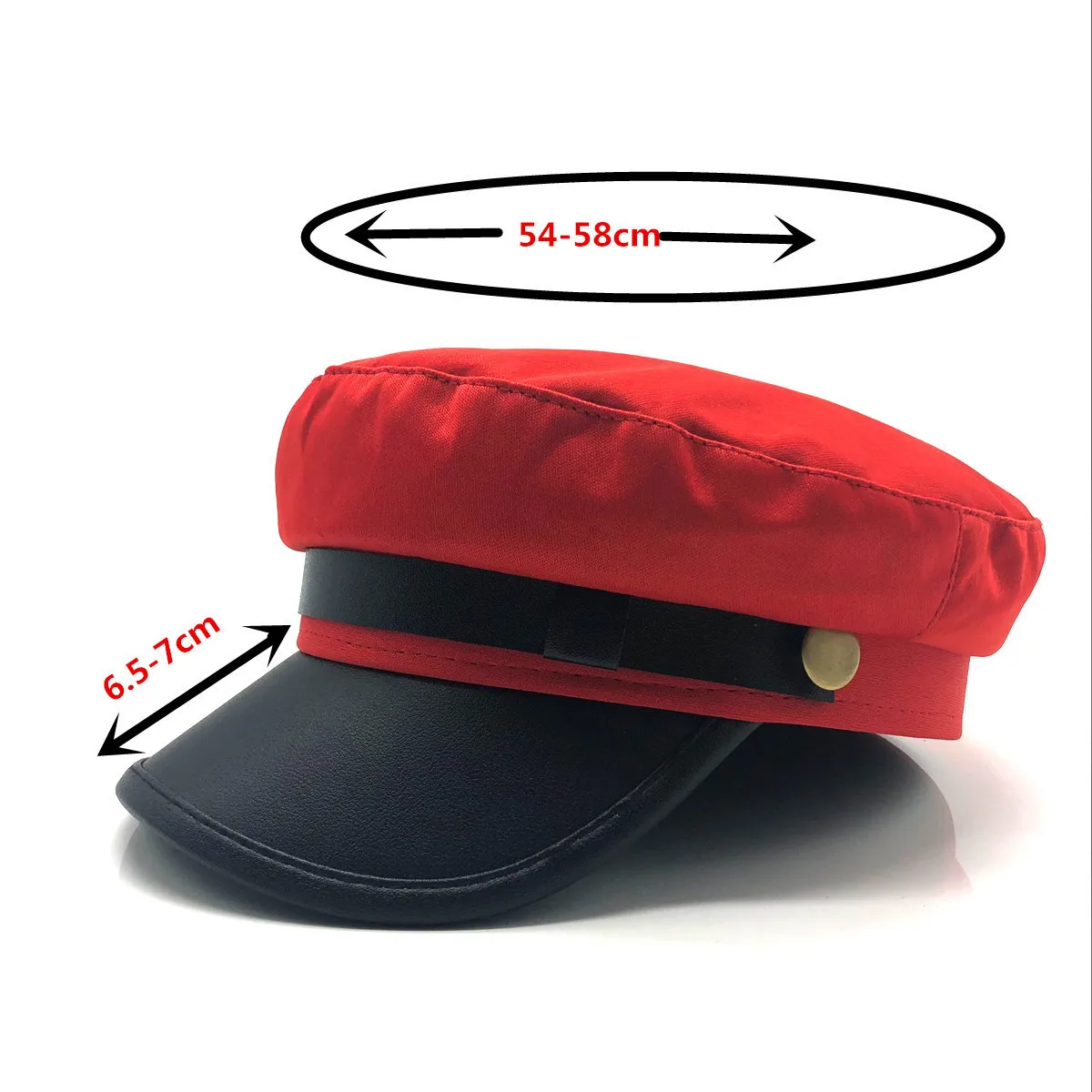 unisex black red flat navy hat cap women men fashion berets hot sale street style beret caps brand hats Newspaper Cap