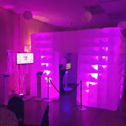 Stagerbooth надувные портативные стенки фото-павильона с 16 цветами светодиодный меняющий Свет Свадебные вечеринки рекламные акции