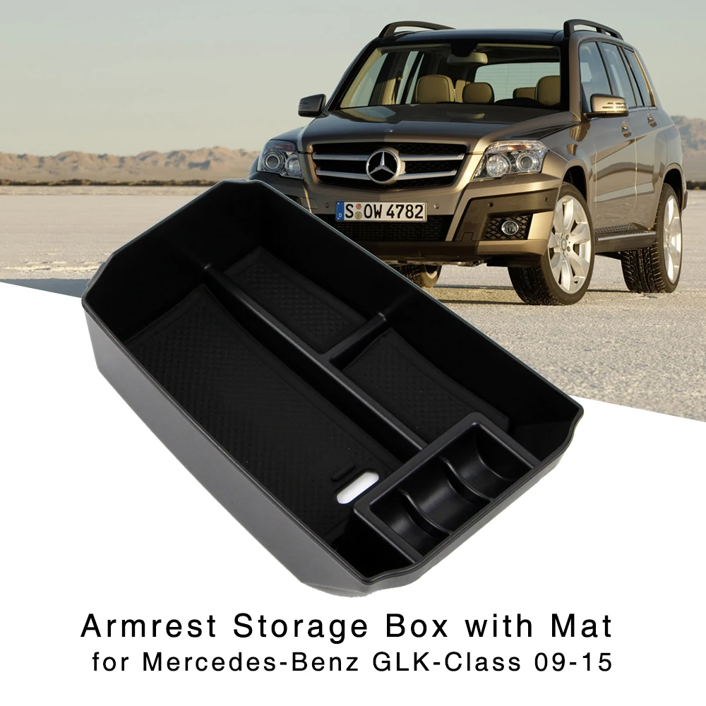 Подлокотник для хранения Mercedes Benz GLK Class 2009 2010 2011 2012 2013 2015 лоток центральной консоли