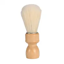 Экономичный Портативный мужской профессиональный уход за бородой для лица, для бритья, для салона, нейлон, для бритья, жесткая пенящаяся щетка, инструмент для очистки