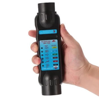 

12V Trailer Tester 7 Pin Trailer Tester Trailer Tester with 2 Adapters Electrics Diagnostic Tools