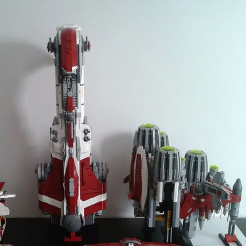 

New Lepin 05079 Star War Series MOC Used Republic Escort Cruiser Assembling Spelling Insert Plastic Building Blocks Toys 7956pcs
