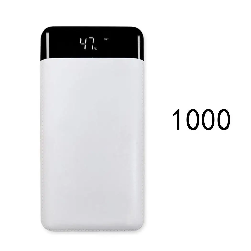 Прочный портативный двойной USB power Bank Mobile Micro со светодиодный ным фонариком 5