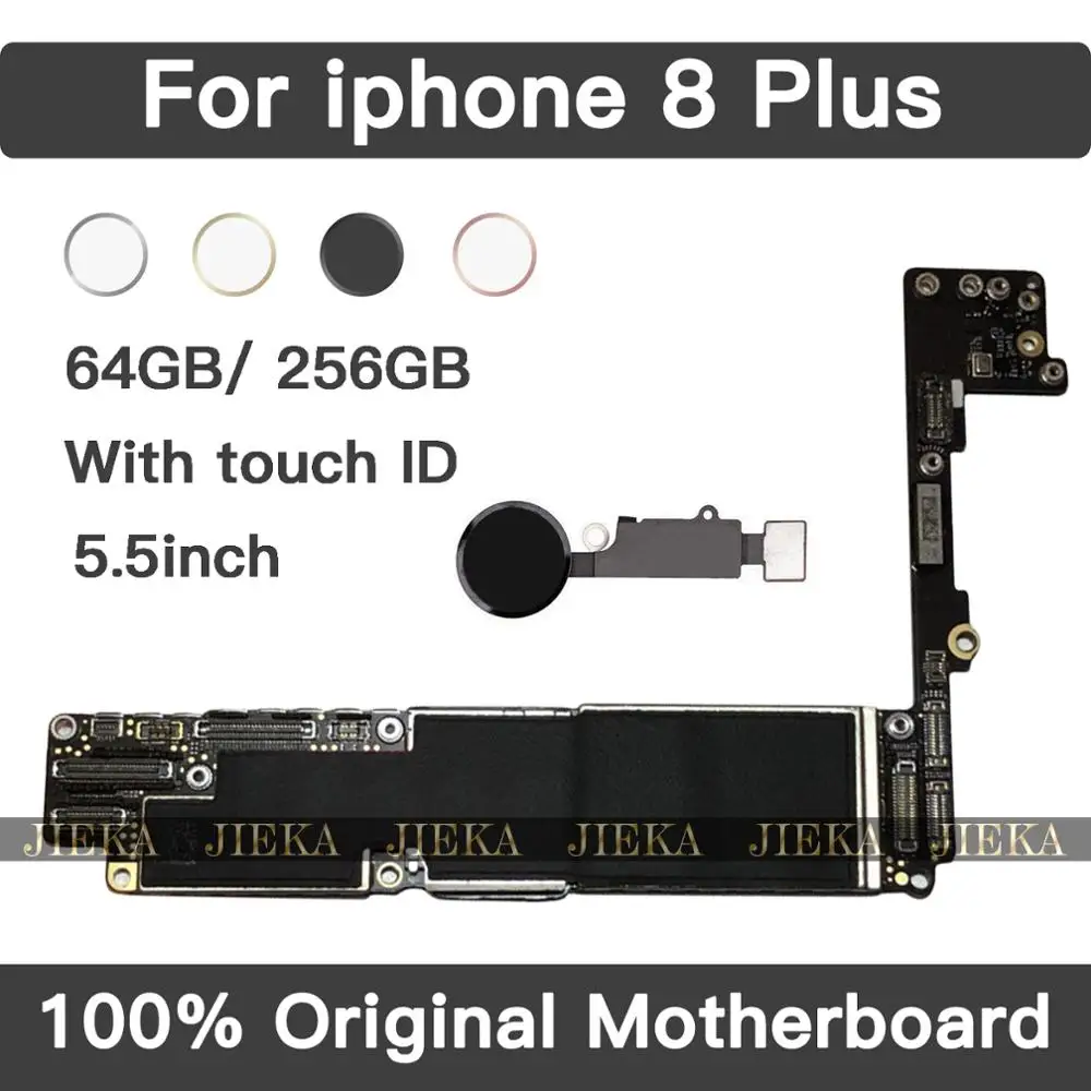 Оригинальная материнская плата 64 Гб 256 ГБ для iphone 8 Plus 5 дюймов Полная