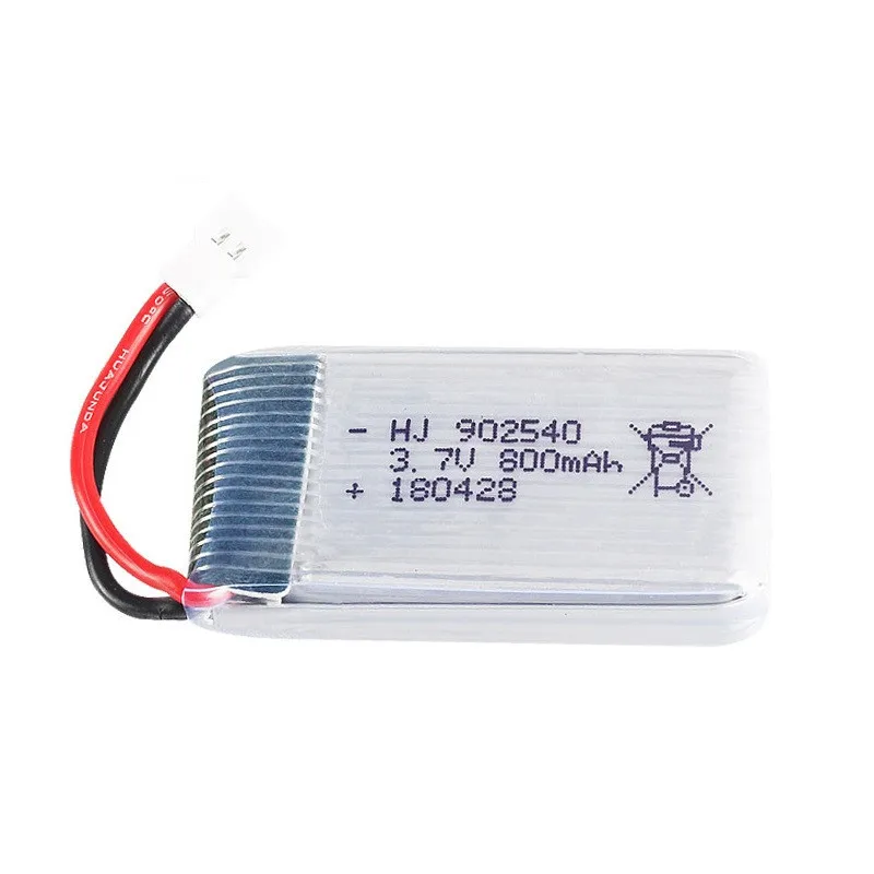 800 мАч 3,7 в lipo Батарея для Syma X5 X5C X5S X5SC X5HW X5HC X5SW M68 X300 X400 X500 X800 HJ819 3,7 V 800 мА/ч, 902540 Батарея 1 шт